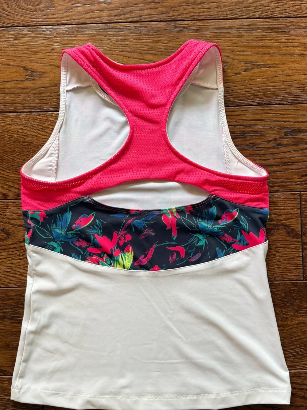 Prince Neon Floral Tankini Set - Black, White, Pink, Green, Yellow